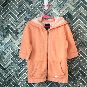 Girls GAP Size 10 Peach Hooded Sweatshirt